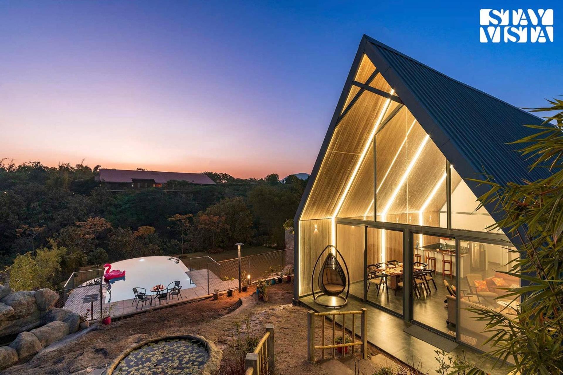 Stayvista'S Celeste Villa - Hill-View Retreat With Infinity Pool Nashik Exterior photo